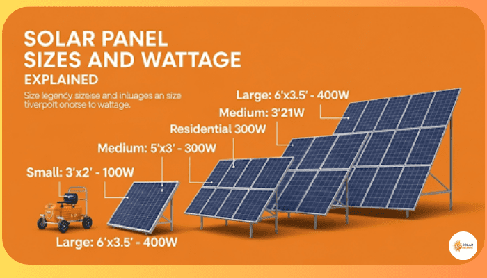 Solar Panel Sizes and Wattage Explained
